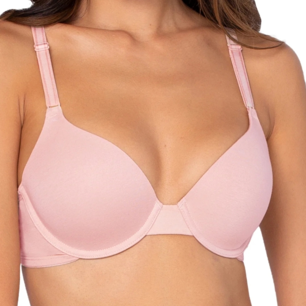 Fruit Of The Loom Tee Shirt Bra 2-Pack   Pink & Grey   Size XXL   NWT - Picture 3 of 16